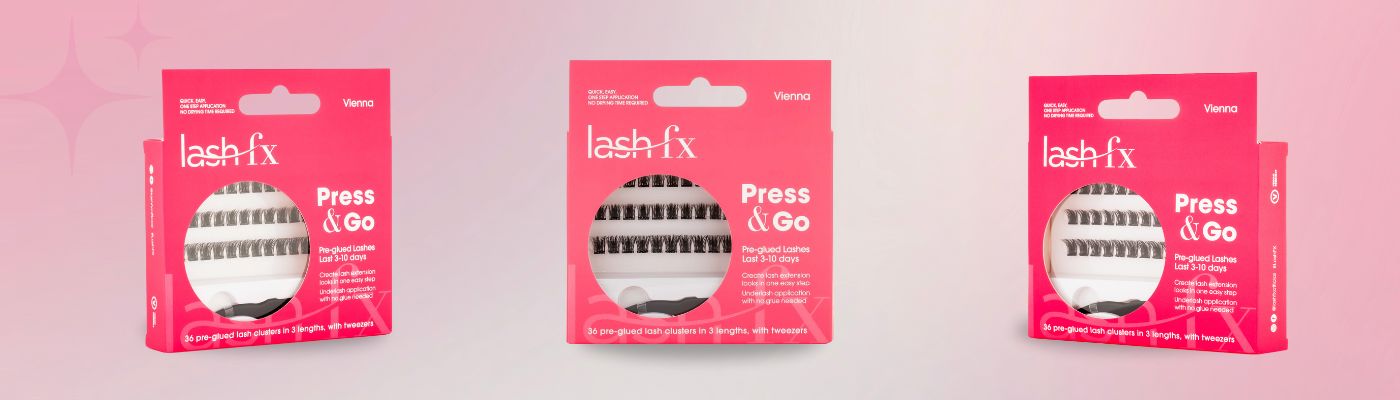 Vienna lashes - defined cluster lashes for volume